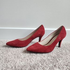 Cole Haan red suede shoes - 7C